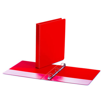 Universal® Economy Non-view Round Ring Binder, 3 Rings, 1" Capacity, 11 X 8.5, Red freeshipping - TVN Wholesale